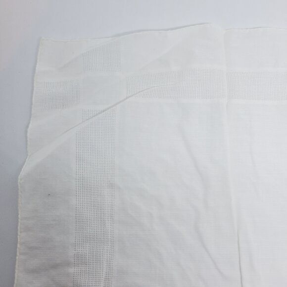 Vintage White Handkerchief  - Picture 5 of 10